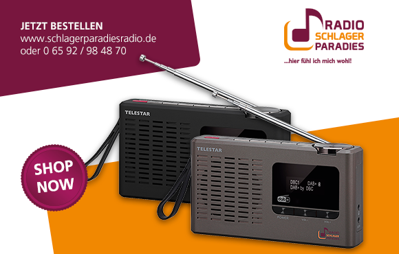 Hier unser Tipp der Woche: Unser Schlagerparadiesradio incl. Akku für 39,90 Euro