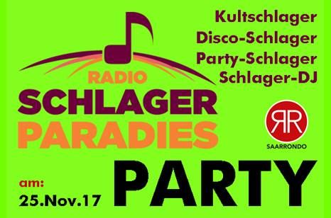 Radio Schlagerparadies Party am 25.11.17 in Saarbrücken