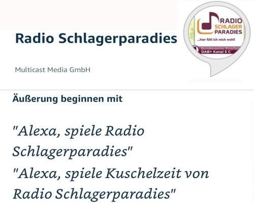 DER RADIO SCHLAGERPARADIES SKILL FÜR ALEXA IST DA!