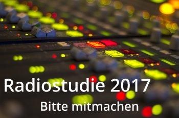 Die Umfrage "Radiostudie 2017" hat begonnen